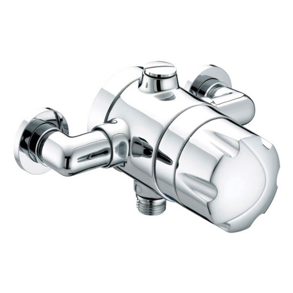 Bristan Commercial Opac Thermostatic Shower Valve With Chrome Handwheel