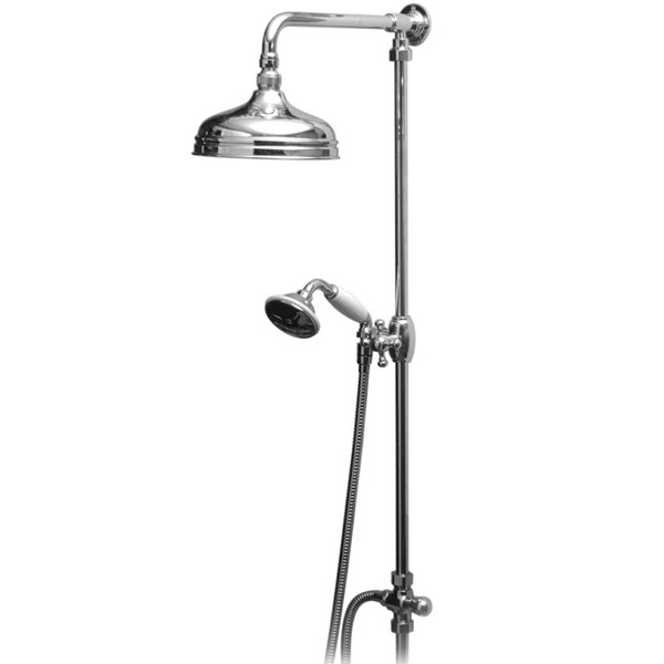 Vado Traditional Rigid Riser Shower Kit With Diverter