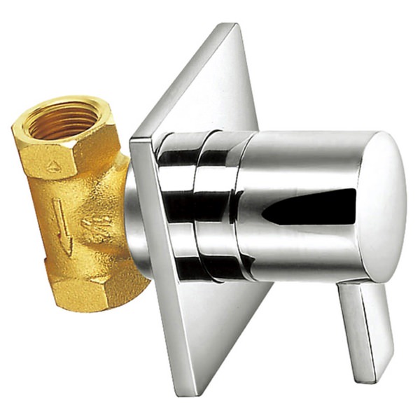 Flova Str8 Wall Mounted Concealed Shut Off Valve For Hot Water