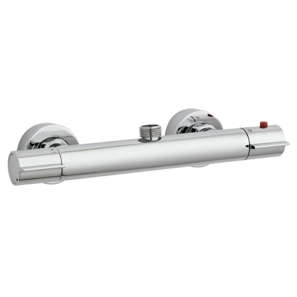 Ultra Slimline Thermostatic Bar Shower Valve With Top Outlet