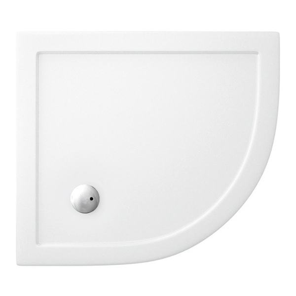 Britton Zamori 900 x 800mm Right Hand Offset Quadrant Shower Tray