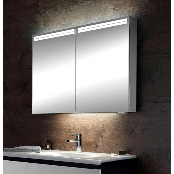 Schneider Arangaline 700mm 2 Door Mirror Cabinet