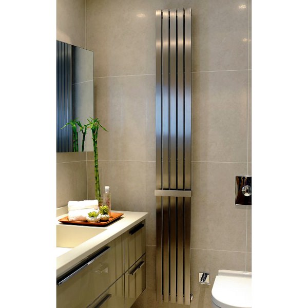 Kartell Idaho 240 x 1500mm Stainless Steel Vertical Designer Radiator