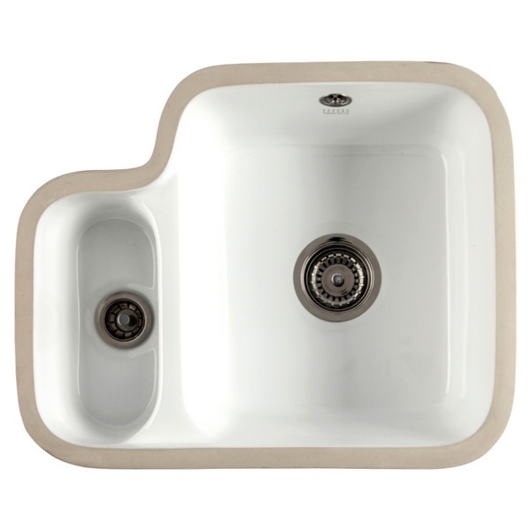 1810 Company Etroduo 343-136UC 1.5 Bowl Undermount Ceramic Sink