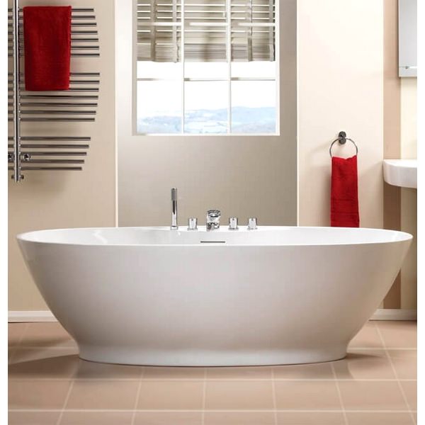 QX Oregon 1850 x 850mm Freestanding Bath Including Waste