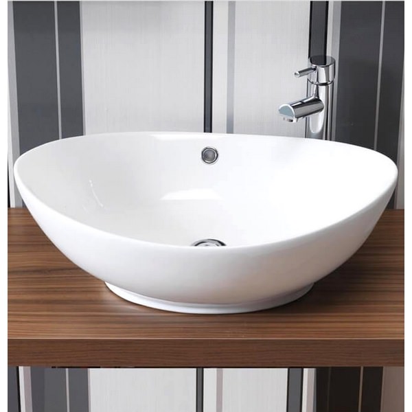 QX Helena 595 x 375mm Round Vanity Basin